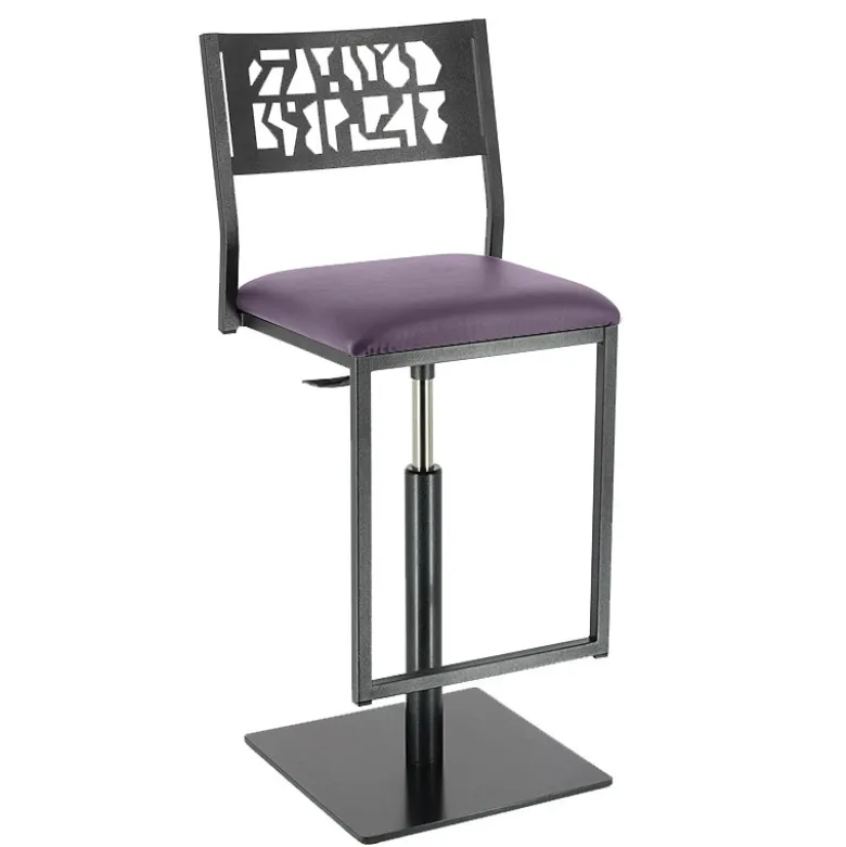 Slide Carrier® Tabouret pivotant et réglable en hauteur style industriel