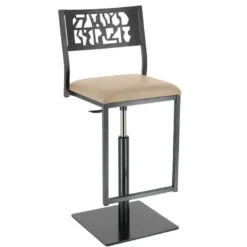 Slide Carrier® Tabouret pivotant et réglable en hauteur style industriel