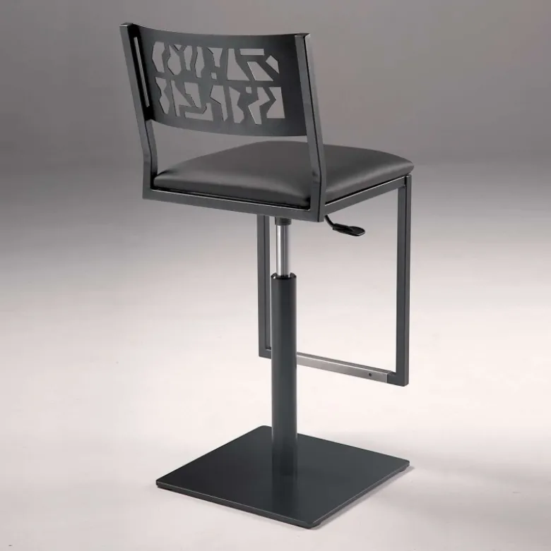 Slide Carrier® Tabouret pivotant et réglable en hauteur style industriel
