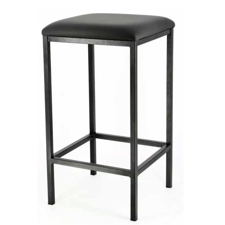 Slide Carrier® Tabouret snack en métal sans dossier assise synthétique