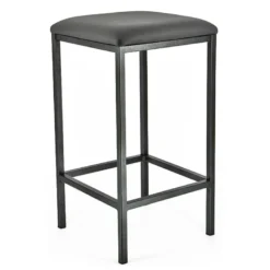 Slide Carrier® Tabouret snack en métal sans dossier assise synthétique