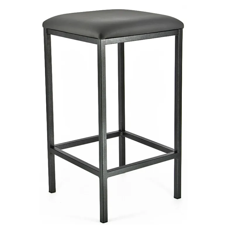 Slide Carrier® Tabouret snack en métal sans dossier assise synthétique