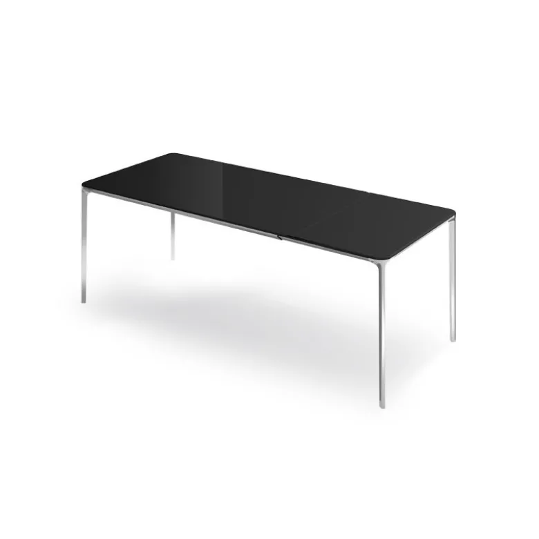 Slim Sovet® Table en verre design extensible