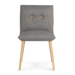 Soda Mobitec® Chaise cocooning en tissu avec boutons décoratifs