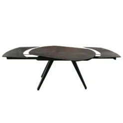 SofiaTable moderne extensible en céramique avec pieds en métal