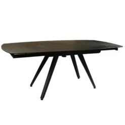 SofiaTable moderne extensible en céramique avec pieds en métal
