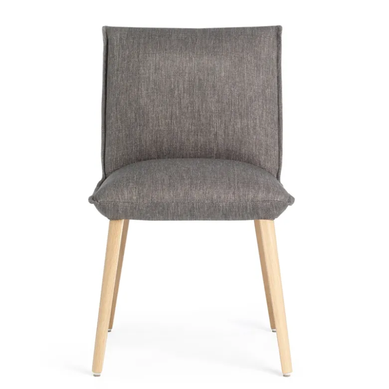 Soft Mobitec® Chaise en tissu et bois cocooning