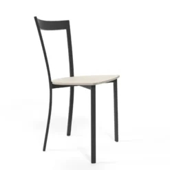 Spirit Chaise de cuisine métal et bois