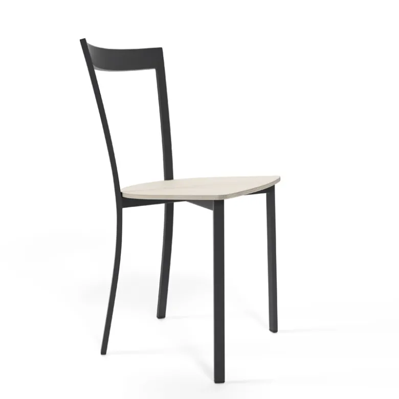Spirit Chaise de cuisine métal et bois
