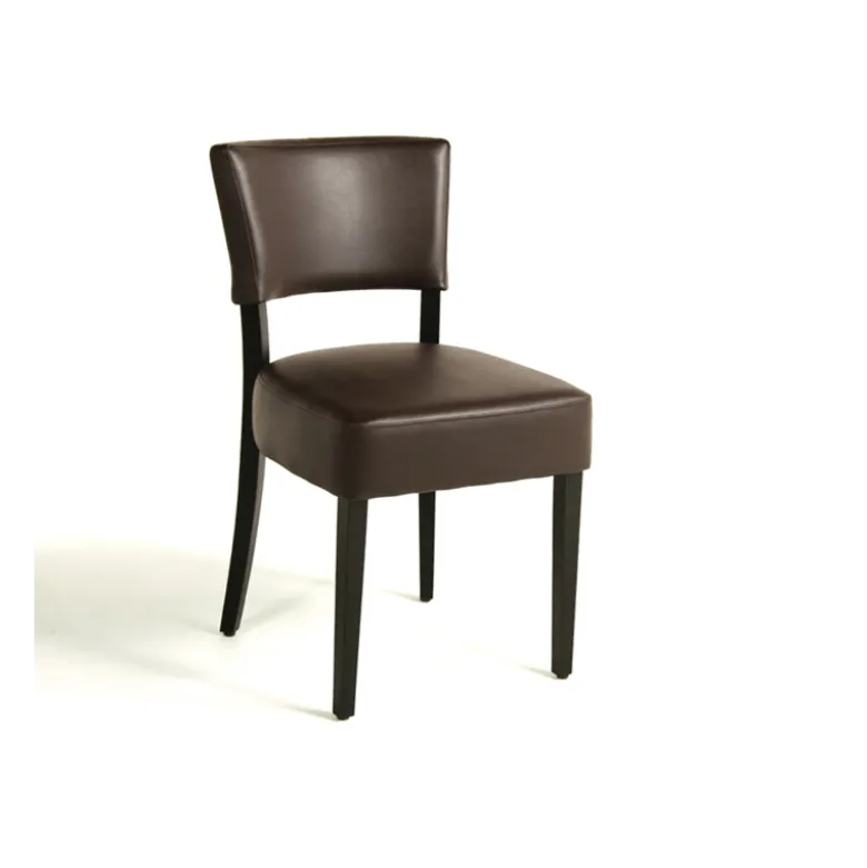 Steffi Chaise de salle à manger en bois et synthétique