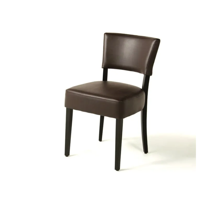 Steffi Chaise de salle à manger en bois et synthétique