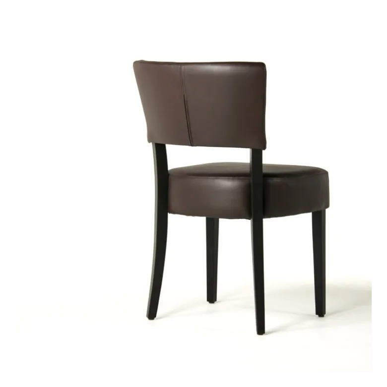 Steffi Chaise de salle à manger en bois et synthétique