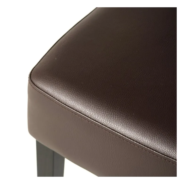 Steffi Chaise de salle à manger en bois et synthétique