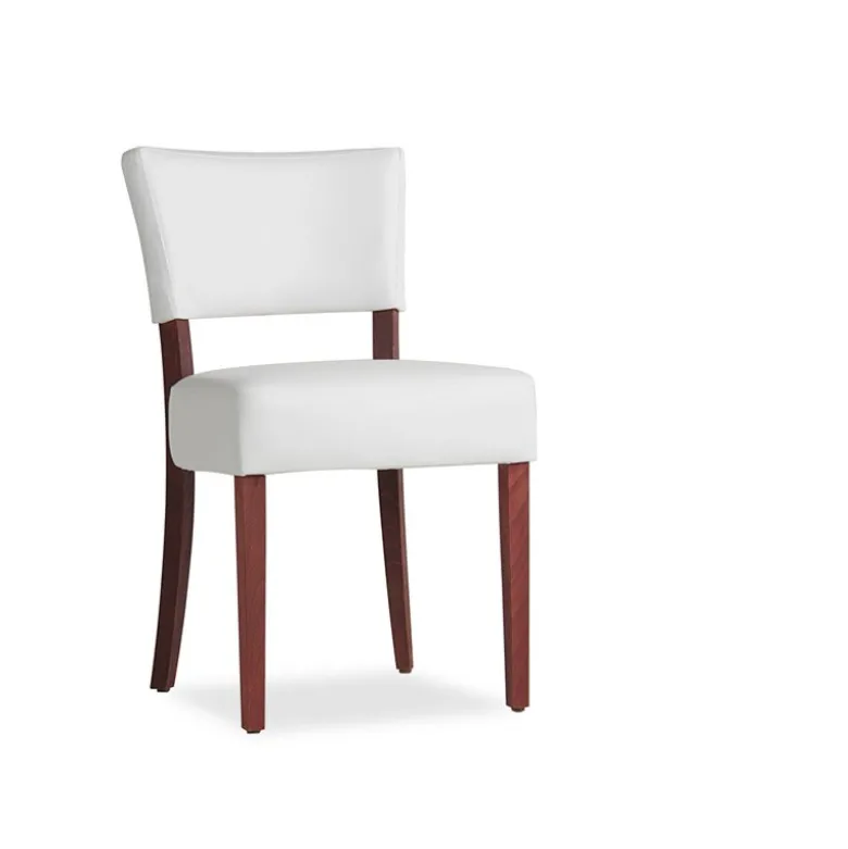 Steffi Chaise de salle à manger en bois et synthétique