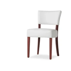 Steffi Chaise de salle à manger en bois et synthétique