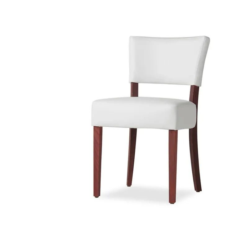 Steffi Chaise de salle à manger en bois et synthétique