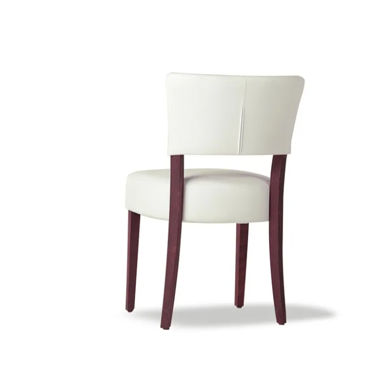 Steffi Chaise de salle à manger en bois et synthétique