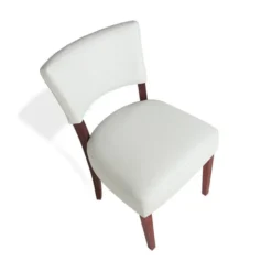 Steffi Chaise de salle à manger en bois et synthétique