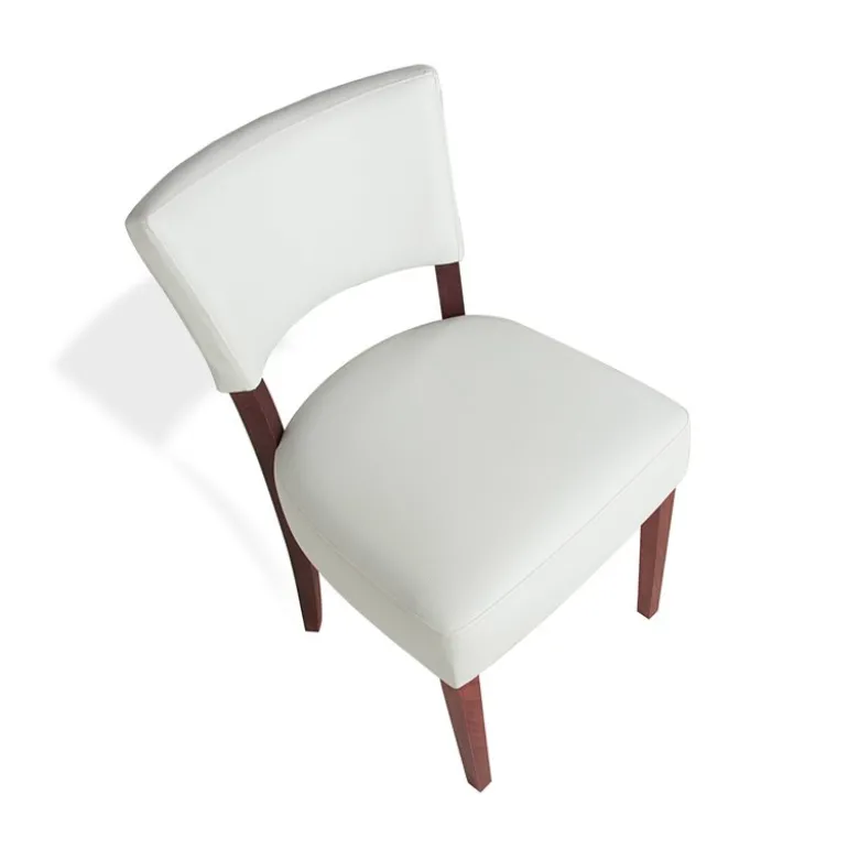 Steffi Chaise de salle à manger en bois et synthétique