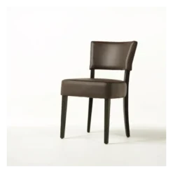 Steffi Chaise de salle à manger en bois et synthétique