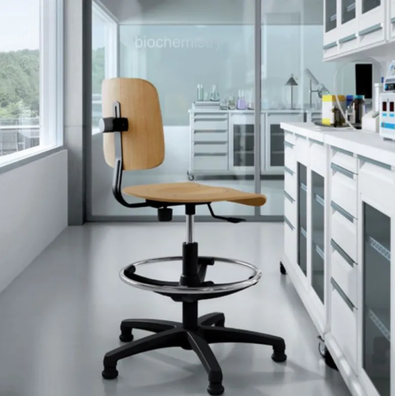 Tecnik Chaise d'atelier réglable en bois