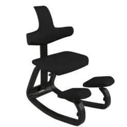 ThatSit Varier® Chaise de bureau ergonomique à bascule en tissu et bois