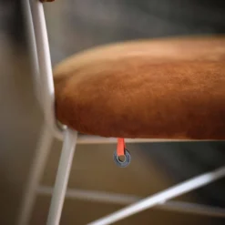 Toro Mobitec ® Chaise cosy minimaliste en tissu et pieds métal