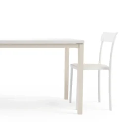 Toy bois Table de cuisine en verre avec rallonge