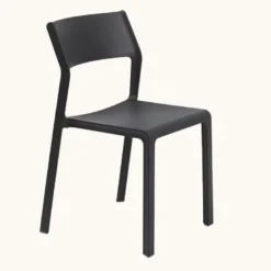 Trill bistrot Chaise moderne en polypropylène empilable