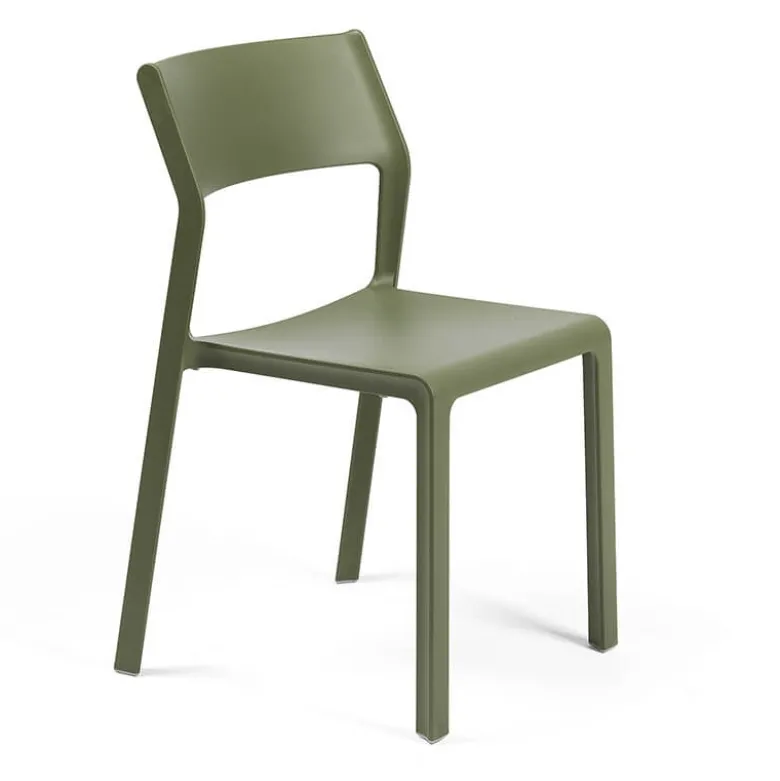 Trill bistrot Chaise moderne en polypropylène empilable