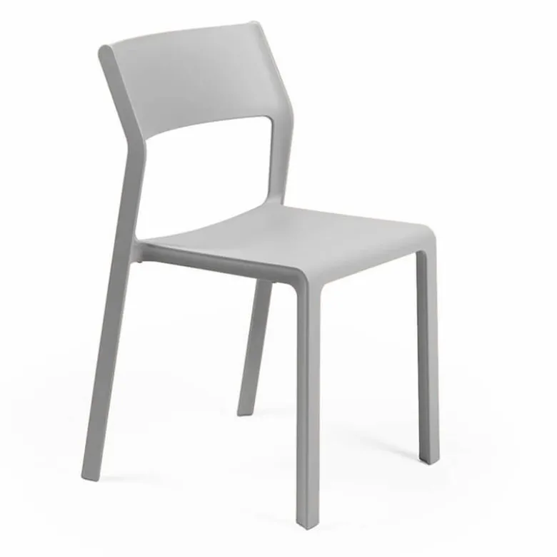 Trill bistrot Chaise moderne en polypropylène empilable