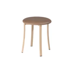 Urane Carrier® Tabouret bas en synthétique et métal fabrication française