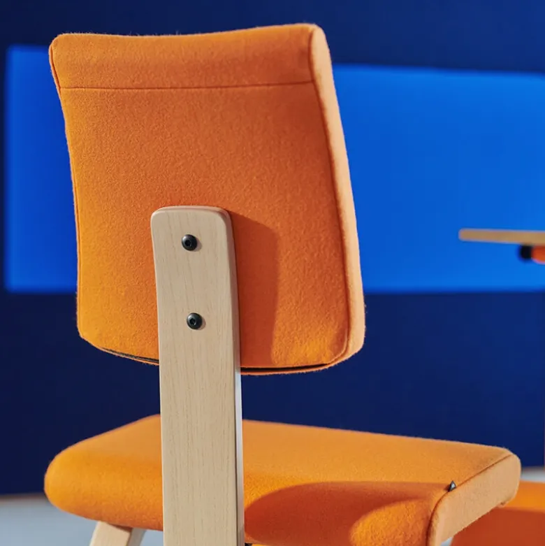 Variable plus Chaise de bureau ergonomique à bascule en tissu
