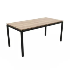 Vicenza Table haute snack en stratifié avec pieds en métal
