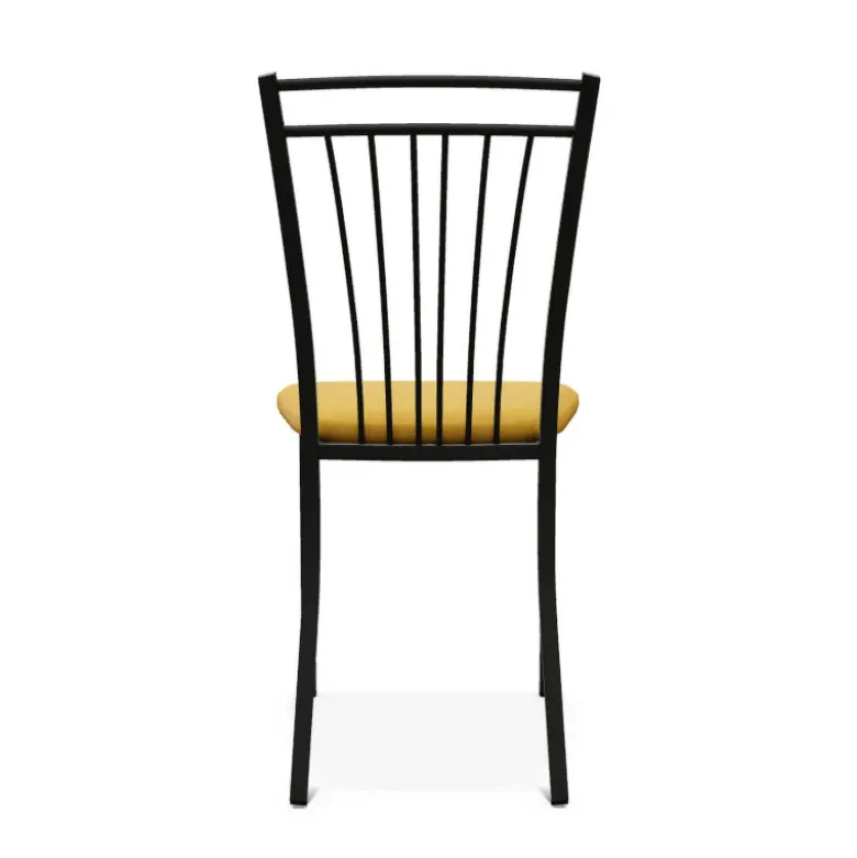 Viva Chaise contemporaine en métal et en tissu fabriquée en Belgique