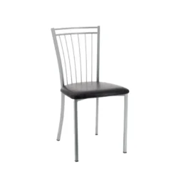 Viva Chaise de cuisine en métal et simili