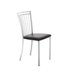 Viva Chaise de cuisine en métal et simili