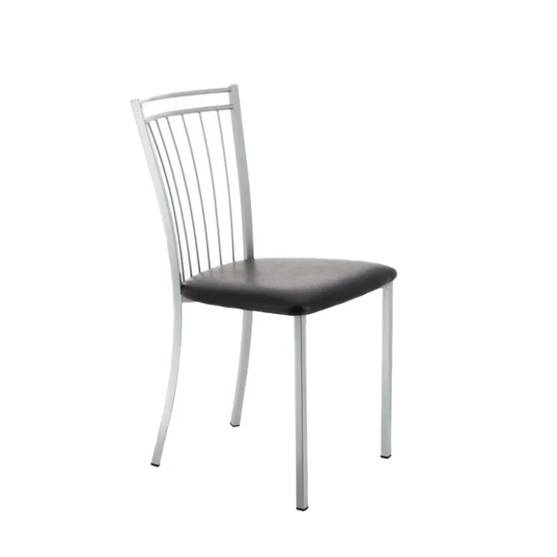 Viva Chaise de cuisine en métal et simili