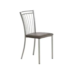Viva Chaise de cuisine en métal et simili