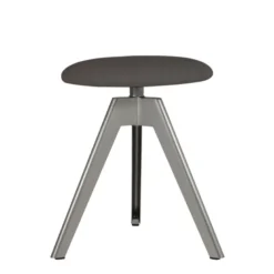 Vérone Carrier® Tabouret bas pivotant en métal et synthétique