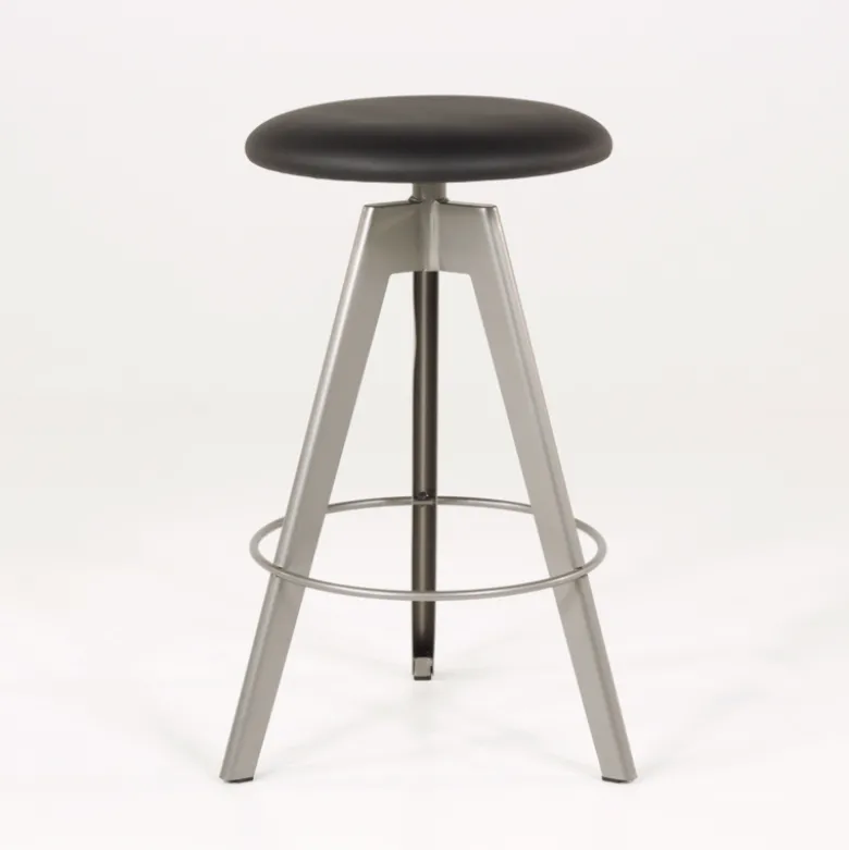 Vérone Carrier® Tabouret snack pivotant en synthétique et métal