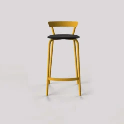 Xoxo Carrier® Tabouret snack fabriqué en France structure en métal et assise rembourrée