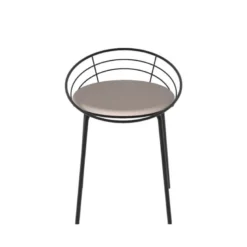 Yaël Carrier® Tabouret bas design made in Franceen métal